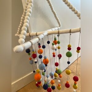 West Elm x PBK Felted Pom-Pom Modern Baby Mobile